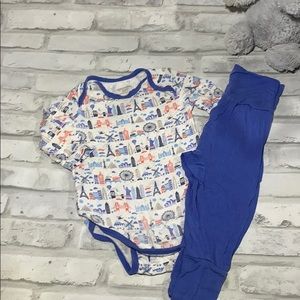 Magnetic Me bodysuit with Harem pants